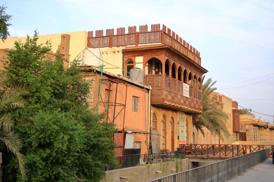 A scene from the old Al Ashar quarter in Basra today